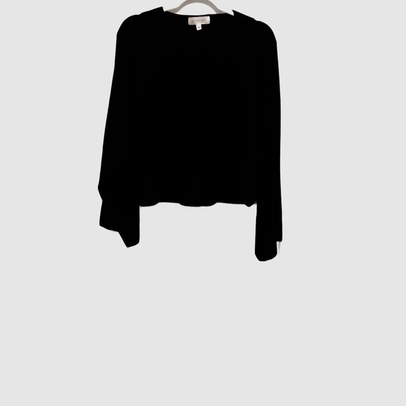 Philosophy dolman style black short sweater size large - Picture 1 of 5